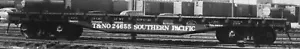S SCALE ACF 40' 10" FLAT CAR SP CLASS F-50-16 KIT WISEMAN MODEL SERVICES - Picture 1 of 3