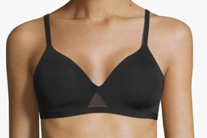 Hanes Damen BH gepolstert Gr. M schwarz/nude - Bild 1 von 6