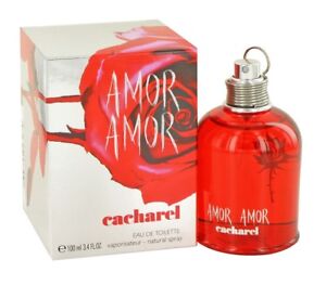 Amor Amor Cacharel Women 3.3 3.4 oz 100 ml Eau De Toilette Spray Nib Sealed