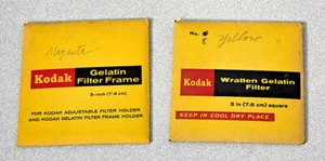 Zwei (2) Kodak Wratten Gelatinefilter - Bild 1 von 3