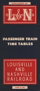 Louisville and Nashville Railroad Time Table - 4/30/61 - 1961 Train Schedule - Picture 1 of 2