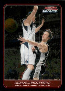 MANU GINOBILI 2006-07 Bowman Chrome BASE #68 Spurs 