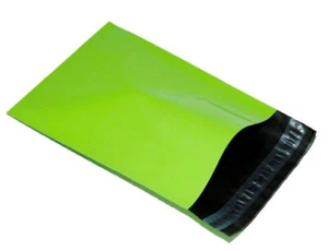 Poly Mailer Shipping Adhesive Self Sealing Mailing Bag Neon Green 12x15" Heavy - Picture 1 of 3
