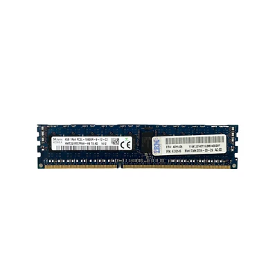 IBM 4GB PC3L-10600R 1Rx4 DDR3 1333MHz ECC REG Server RAM 49Y1424 - 47J0145 - Image 1 of 2