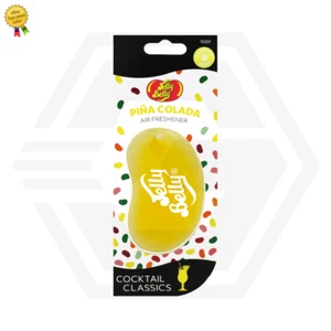 Jelly Belly PINA COLADA COCKTAIL 3D Gel Car Air Freshener Van Home Retro Gift - Picture 1 of 1