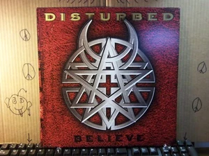 Orig Vintage Disturbed Believe 2002 12x12 Promo Flat/poster Not a record - Picture 1 of 3