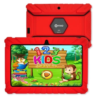 Contixo V8 7 Kids Tablet - 32GB Storage, Pre-Loaded Exclusive 50 Disney Story... - Image 1 of 4