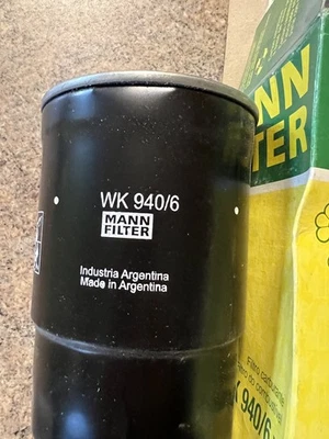 Mann Fuel Filter WK940/6x Nissan XTrail and others below  Ford Maverick LDV Cub  - Image 1 of 4