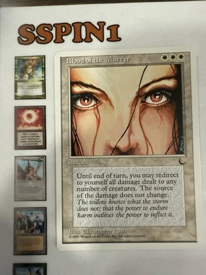 MTG Artist Proof Chronicles Blood of the Martyr Christopher Rush - Image 1 of 4