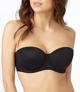 Le Mystere Soiree Strapless Bra black 34H New no tags - Picture 1 of 3
