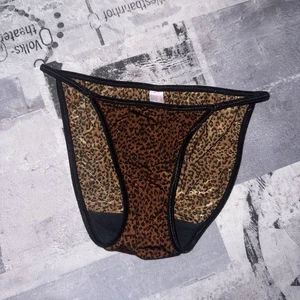Vintage 1999 Victoria's Secret Leopard Second Skin String Bikini Gr. XS - Bild 1 von 3