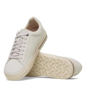 Birkenstock Bend Low Suede Sneakers Antique White Size EU 40 US 9-9.5 NIB - Picture 1 of 11