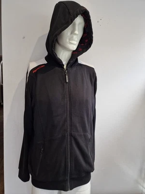 Толстовка с капюшоном мужская BMW Motorrad L черная для мотоспорта на молнии флисовая - Изображение 1 из 4