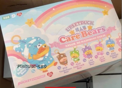 UPSET DUCK X CARE BEARS PLUSH BLIND BOX CONFIRMED GRUMPY BEAR AUTHENTIC - Image 1 of 4