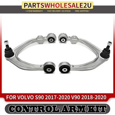 2x Conjunto de brazo de control de suspensión superior delantera y rótula para Volvo V90 S90 Foto 1 de 4