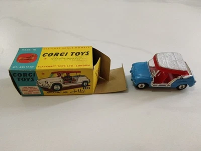 Corgi TOYS 240 GRADE A  Ghia Fiat 600 With Box - Immagine 1 di 4