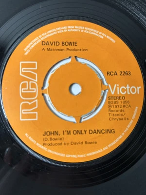 BUNDLE X2 / David Bowie - John I'm Only Dancing / Rebel Rebel /7" Vinyl Single - Image 1 of 4