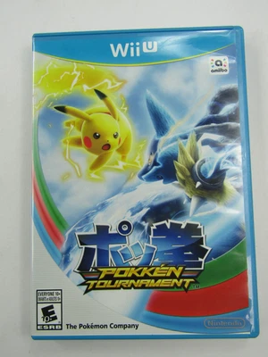 Pokken Tournament Nintendo Wii U Video Game Amiibo Online Battle Disc & Game Box - Image 1 of 4