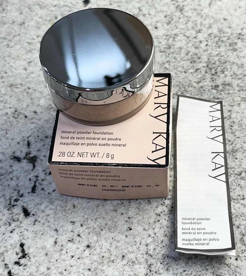 MARY KAY MINERAL POWDER FOUNDATION BEIGE 0.5 #028022 - Image 1 of 4