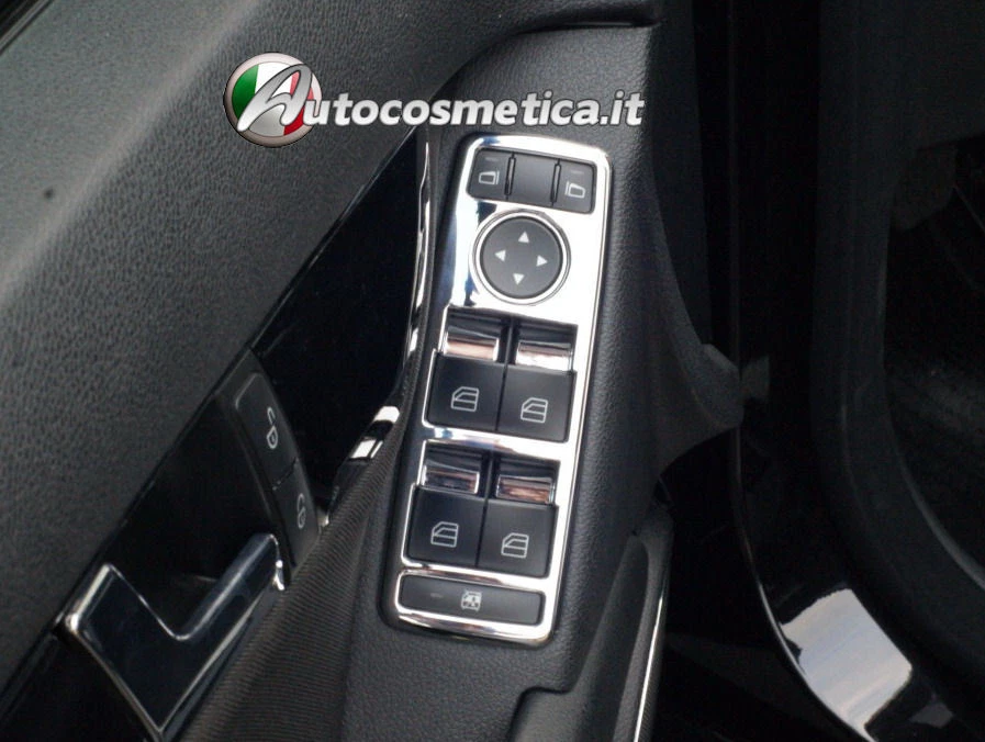 CORNICI ALZACRISTALLI  COVER  IN ABS CROMO  MERCEDES CLASSE E W212 - Immagine 1 di 1