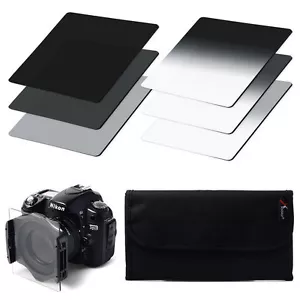 6pcs ND2 ND4 ND8 + Gradual ND2 4 8 Filter Set for Cokin P Series with Case - Picture 1 of 8