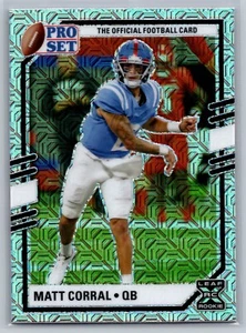 2022 leaf pro set draft football matt corral base mojo silver #1 - Picture 1 of 2