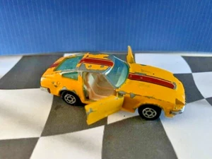 Vintage YatMing 1/64 No. 1062 Datsun 280Z-1 Yellow Tan Interior Hong Kong - Picture 1 of 2