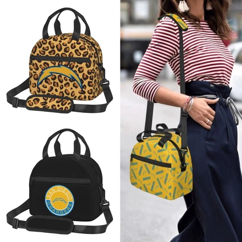 San Diego Chargers Insulated Lunch Bag Hot Cold Bag Outdoor Picnics Bags Cover
