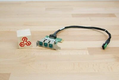 HP - 640269-001 - 3 Port Powered USB 12V PCI Express Low Profile Card  - Image 1 of 3