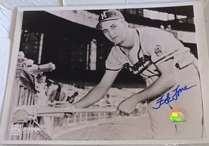 FRANK TORRE 1957 MILWAUKEE BRAVES SIGNED AUTOGRAPHED PHOTO FILE 8X10 COA - Picture 1 of 1