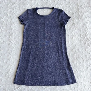 Nordstrom Sundress Girls Large Purple Short Sleeve Made in USA Love on Tap - Picture 1 of 8