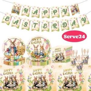 Easter Paper Plates Easter Party Supplies Decorations - Picture 1 of 6