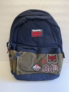 Superdry Outdoor Originals Backpack Rucksack Merchant Montana Navy