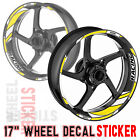 For Ducati Monster 1000 03-05 04 Rim Wheel Stickers 17 inch Racing GP06 Yellow