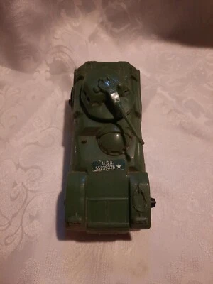 Vintage 1960s Processed Plastic US Army Military Armored Car Tank - Image 1 of 4