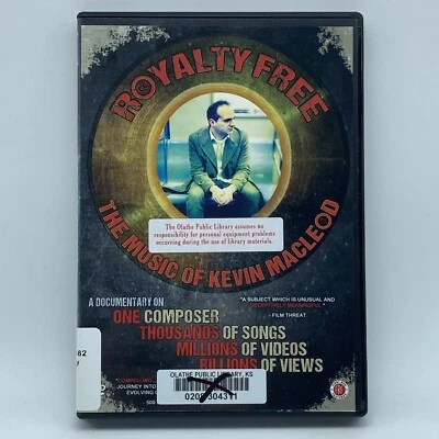 Royalty Free: The Music of Kevin MacLeod DVD OOP 2019 Biography EX-LIBRARY - Image 1 of 4
