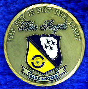 USN Blue Angels Flight Demonstration Squadron Challenge Coin PT-9