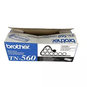 Brother TN-560 Toner Cartridge Open Box Sealed Bag Black - Picture 1 of 5