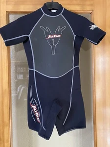 JOBE Powerstretch Shorty Wet Suit Wetsuit Youth Sz 10 Black neoprene - Picture 1 of 6