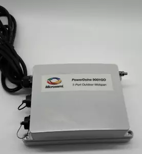 Microsemi PowerDsine PD-9001GO/AC-NA Special: PD-6530G302 55Vdc/100-240 VAC New - Picture 1 of 9