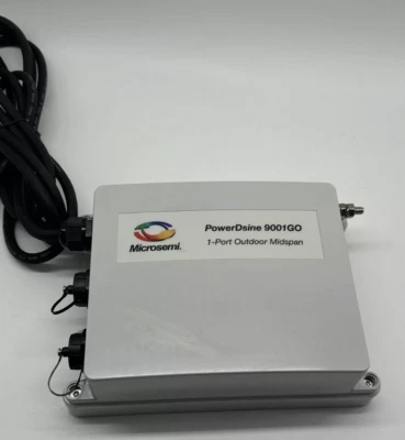 Microsemi PowerDsine PD-9001GO/AC-NA PD-6530G302 55Vdc/100-240 VAC New - Image 1 of 4