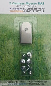 1x9er-Pack +3gratis Mower Klingen (Stagl) Husqvarna® Automower®  Gardena®   DA2 - Picture 1 of 1