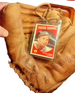 Vintage "Charlie Maxwell" 1950's Rawlings G485 Major League Glove Mitt - Picture 1 of 7