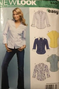 New Look Easy Misses’ Shirtset | Blusen Schnittmuster 6407 - Gr. 10-22 - Bild 1 von 2
