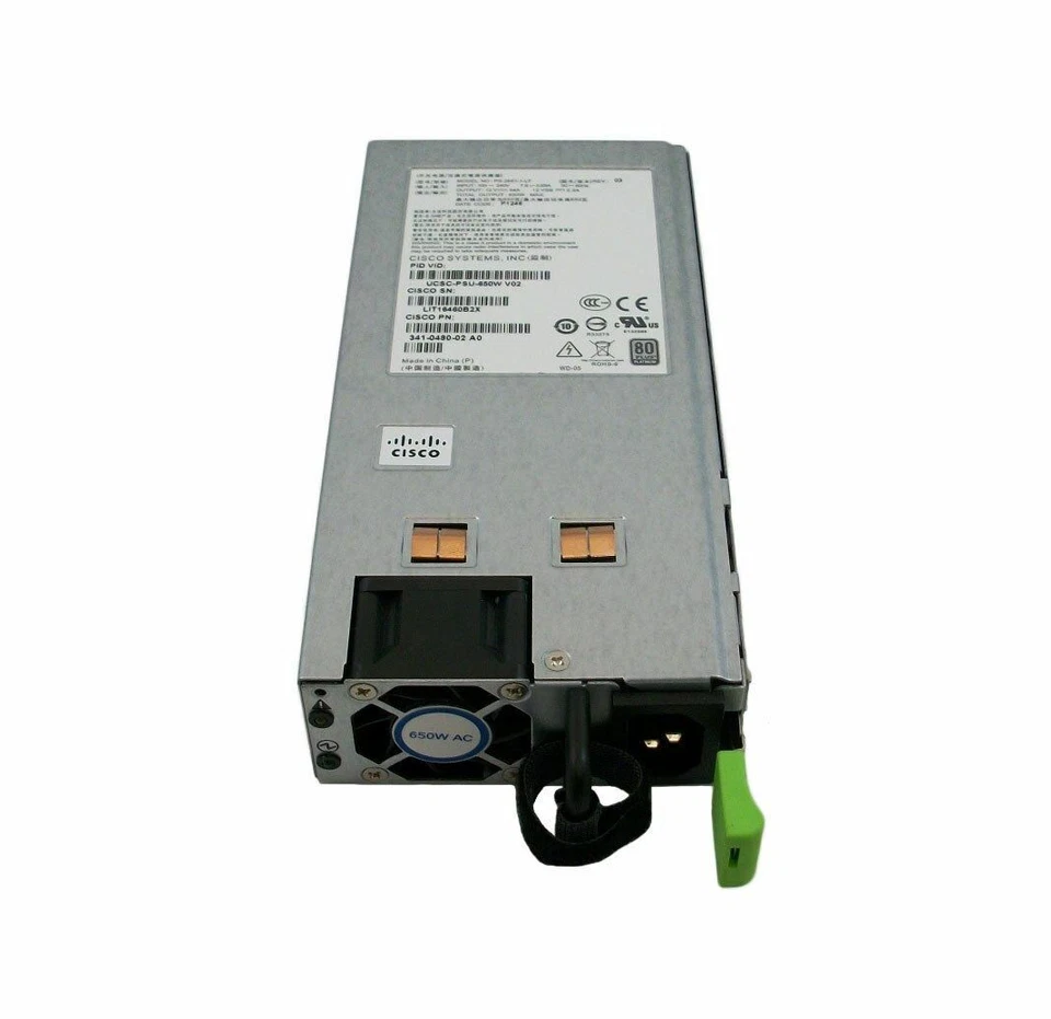 Cisco UCSC-PSU-650W Power Supply 341-0490-02 - Image 1 of 1