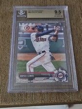 POP 16 BGS 9.5 ROYCE LEWIS 2017 Bowman Paper BD-1 #1 Draft Pick RC Gem Mint