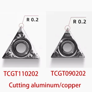 For Aluminum -10PCS TCGT110202 carbide inserts +10PCS TCGT090202 Turning inserts - Picture 1 of 1