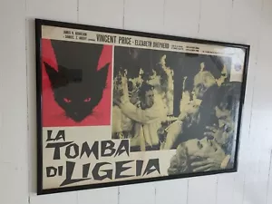 The Tomb of Ligeia 1964 Italian Fotobusta Poster Framed - Picture 1 of 3