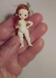 Pre order tiny Bebi’ doll 2.3 inches,bjd handmade resin doll