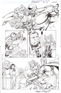 Original Art - Page #6 from 1st Story in Black Enchantress #4 by Gordon Purcell - Picture 1 of 1